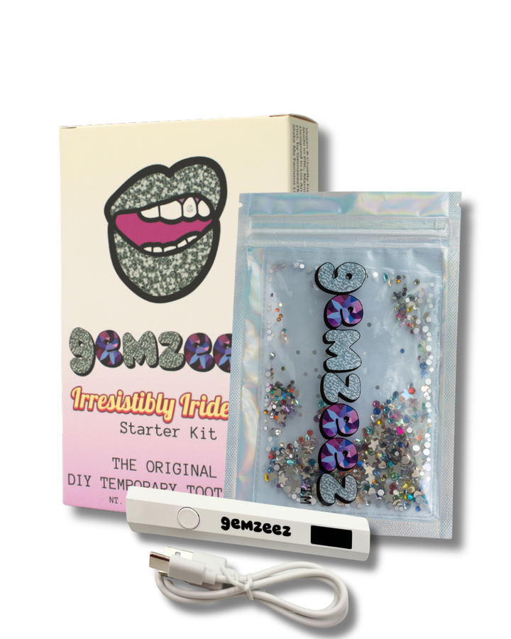 Irresistibly Iridescent Starter Kit + 1,000 Gemz Pack Bundle + Speedy LED Light