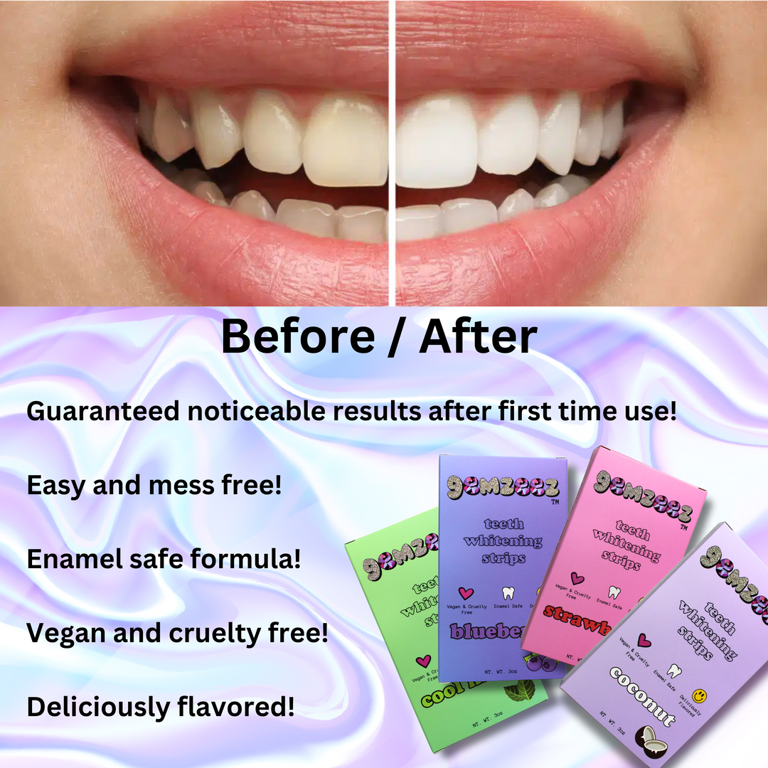 Blueberry Gemzeez Whitening Strips