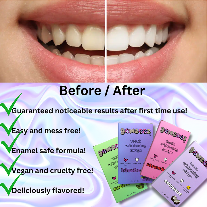 Coconut Gemzeez Whitening Strips