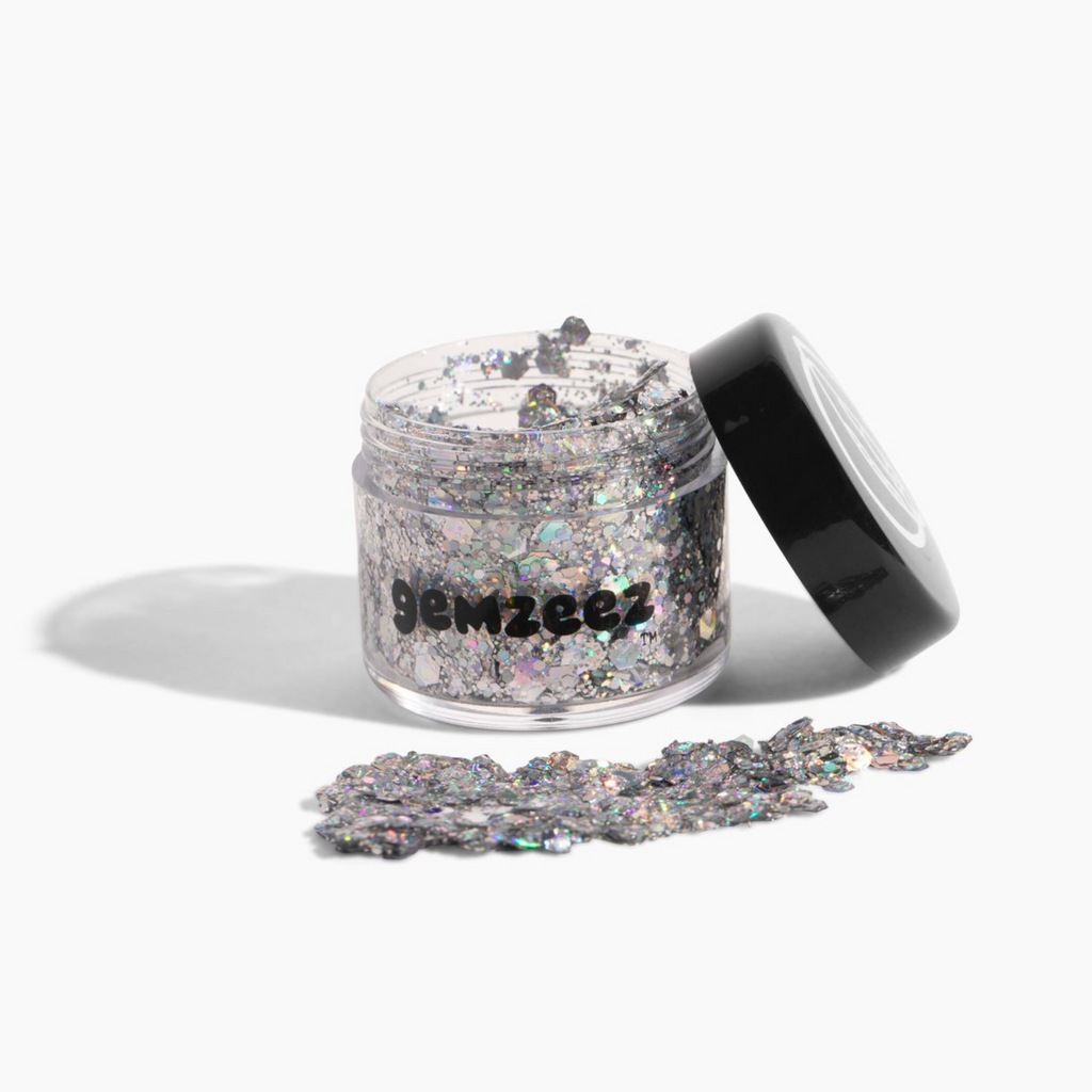 Ice glitter 2025 white silver