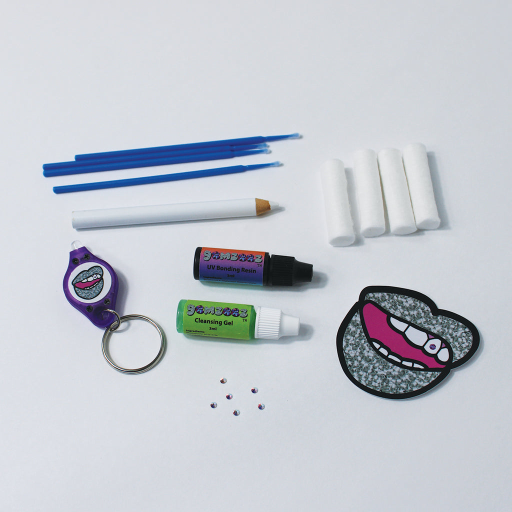  Gemzeez DIY Temporary Tooth Gem Starter Kit : Health